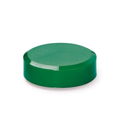 Abbildung von MAUL Facetterand Magnete MAULpro Ø29mm (20 Stück) Magnet aus bruchsicherem Kunststoff stark für Whiteboard und Magnettafel Ideal Büro, Homeoffice, Werkstatt Dunkelgrün