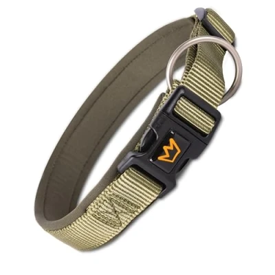 Abbildung von Rudelkönig Hundehalsband Bella Verstellbares Halsband Hund klein aus Nylon kleine Hunde in Khaki