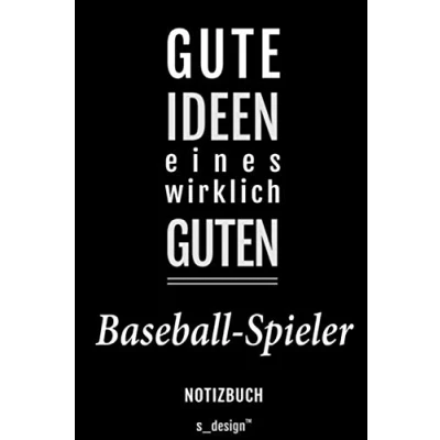 Abbildung von Notizbuch für Baseball Spieler: Originelle Geschenk Idee [120 Seiten gepunktet Punkte Raster blanko Papier]