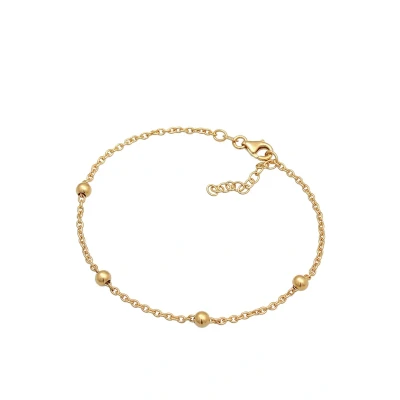 Abbildung von Elli Basic Armband goldcoloured, Damen, Größe: 19, Gold coloured
