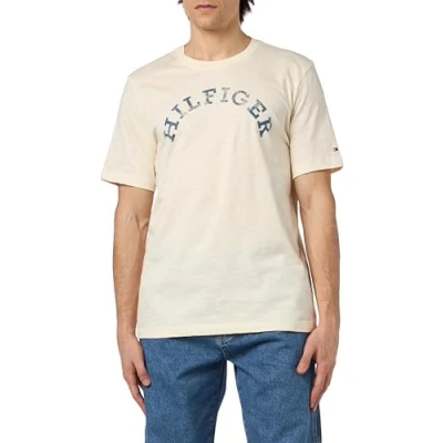 Abbildung von Tommy Hilfiger Arched TEE Tshirt print, Herren, Größe: XL, Calico
