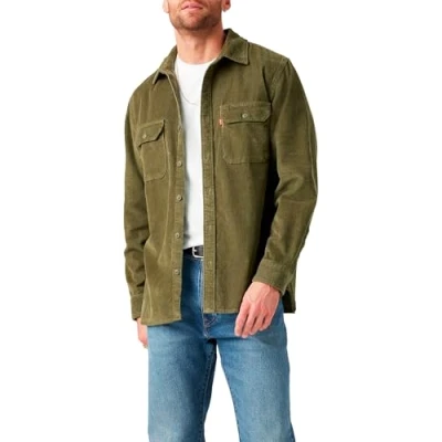 Abbildung von Levi&#039;s Jackson Worker Hemd, Herren, Größe: Small, Olive night
