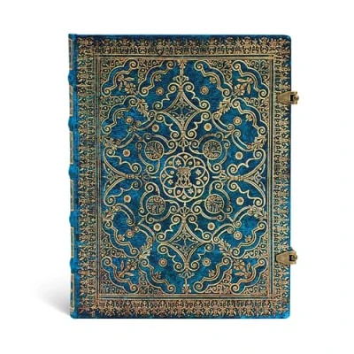 Abbildung von Paperblanks Equinoxe Azurblau Notizbuch Ultra Unliniert