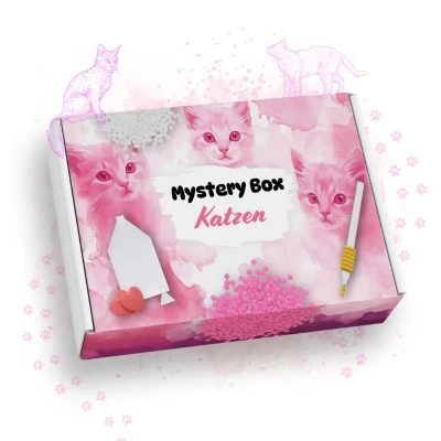Abbildung von Diamond Painting Mystery Box Katzen Für Erwachsene