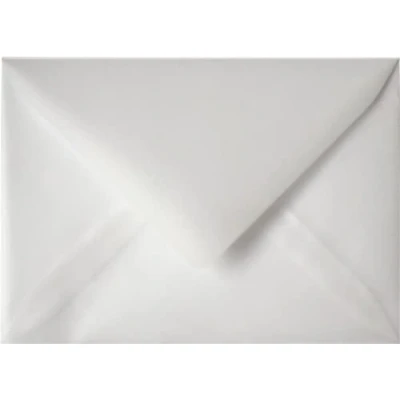Abbildung von Netuno 25 Briefumschläge durchsichtig DIN B6 125x 175 mm 110g Golden Star weiße Umschläge transparent elegante Briefkuverts für Weihnachten Ostern Hochzeits Einladungen envelopes