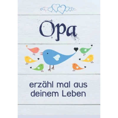 Abbildung von Opa, erzähl mal aus deinem Leben: 140 Fragen im Buch zum Ausfüllen &quot;Opa mal!&quot;