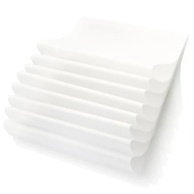 Abbildung von com four® 8x Kühlschrankmatte antibakterielle Rutschmatten entziehen Feuchtigkeit und Gerüche zuschneidbare Einlegmatte (transparent)