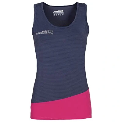 Abbildung von Rock Experience REWL00531 Merlin Woman Tank Vest Unisex 1330 Blue Nights+2000 Cherries Jubilee S