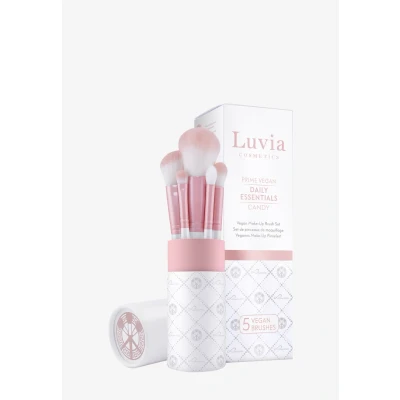Abbildung von Luvia Cosmetics Daily Essentials Brush SET Candy Pinselset, Größe: One Size, Pearl white/candy pink