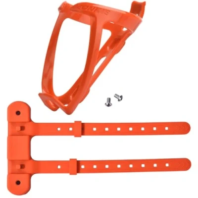 Abbildung von Fahrrad Flaschenhalter für Wasser Flaschen, geeignet auch als Babyflaschenhalter Kinderwagen Einheitsgröße, Viele Farben sind verfügbar (Orange)