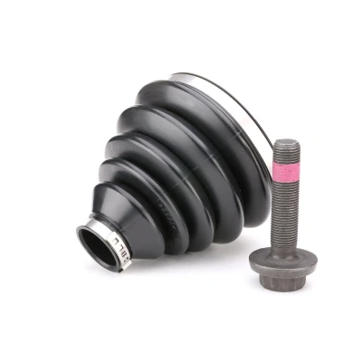 Abbildung von FEBI BILSTEIN 49070 Achsmanschette Vorderachse, radseitig Thermoplast mit Fett Schellen, Schraube VOLKSWAGEN: Passat B6 Saloon, Caddy 3