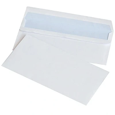 Abbildung von Selbstklebende Briefumschläge OFFICE PRODUCTS SK DL 110x220mm 75gsm 1000St Weiß / Typ Selbstklebend/Art SK/Farbe Weiß/Format DL/Flächengewicht (g/m2) 75 Abmessungen (mm) 110x220