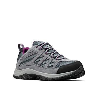 Abbildung von Columbia Crestwood WP wasserdichte Wanderschuhe für Damen, Grau (Graphite x Wild Iris), 41 EU