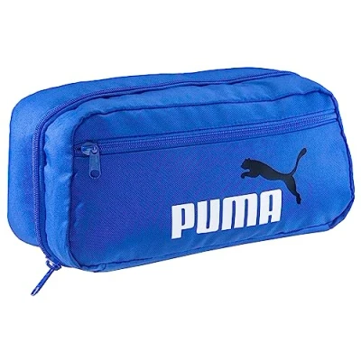 Abbildung von PUMA Kulturbeutel, Kulturtasche zum Aufhängen, Damen &amp; Herren Badetasche, Statement Deluxe Edition, Kosmetiktasche, Blau
