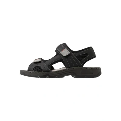 Abbildung von Rieker Trekkingsandale, Herren, Größe: 40, Schwarz/grigio Schuhe
