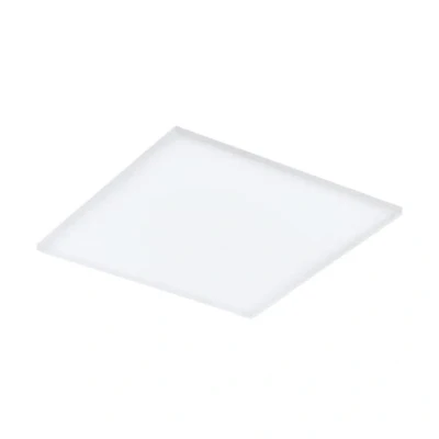 Abbildung von EGLO LED Deckenleuchte Turcona B, Deckenlampe, Panel aus Metall und einer Kunststoff Leuchtfläche in Weiß, Küchenlampe, Flurlampe Decke, Wohnzimmerlampe warmweiß, L x B 43,7 cm