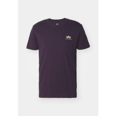 Abbildung von Alpha Industries Tshirt print, Herren, Größe: XXL, Plum