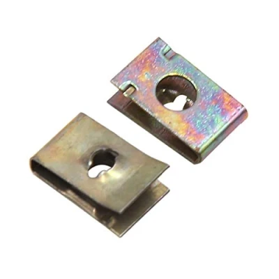 Abbildung von sourcing map 20x Blechschrauben Befestigung Blechmutter Clip Klammer Metall 6mm Kupferton