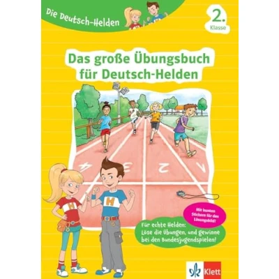 Abbildung von Klett Die Deutsch Helden Das große Übungsbuch für Helden: 2. Klasse Grundschule (mit Stickern)
