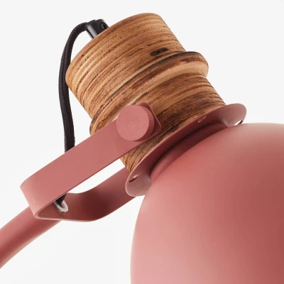Abbildung von Brilliant Stehlampe »Erena«, 1 flammig flammig, Höhe 150 cm, E27, Metall/Holz, rot