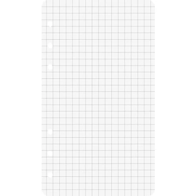 Abbildung von Brunnen 106610201 Ringbucheinlagen (8,8 x 15,2 cm, kariert, 50 Blatt, 70 g/m²)