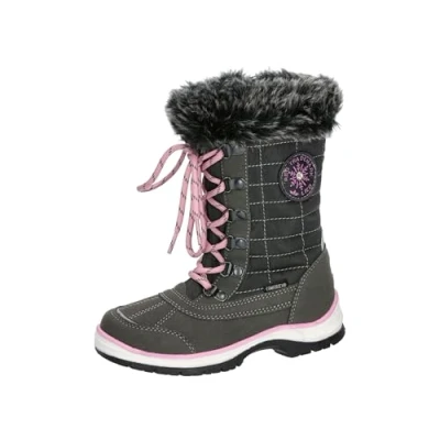 Abbildung von LICO Lillesand Schnürstiefel für Kinder, Größe: 29, Anthrazit/rosa Schuhe