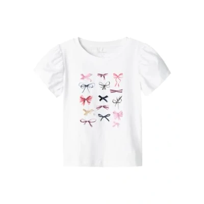 Abbildung von Name it Nmffilly Tshirt print für Kinder, Größe: 98, Bright white