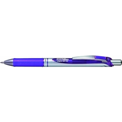 Abbildung von Pentel EnerGel XM BL77 Gelschreiber mit Druckmechanik, lila (1 Stück)