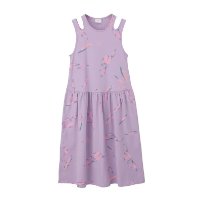Abbildung von s.Oliver MIT CUT OUT Freizeitkleid für Kinder, Größe: 170, Lavendel