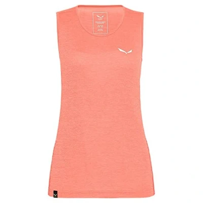 Abbildung von SALEWA Damen Puez Graphic Dry W Tank Hiking Shirt, Lantana Pink Melange, S EU