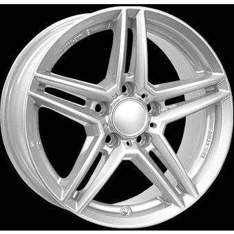 Abbildung von RIAL 5 loch 17Zoll 112mm Alufelge M10 Brillantsilber lackiert 80748M81 0 Felge