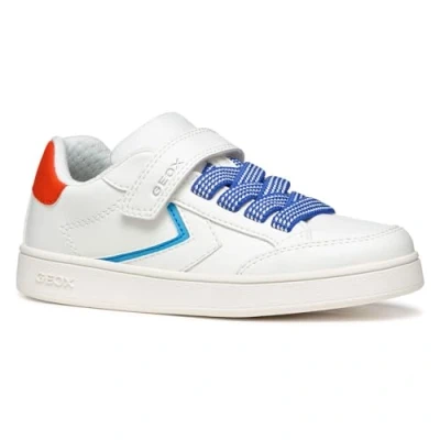 Abbildung von Geox J ECLYPER Boy A Sneaker, White/Orange, 39 EU