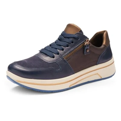 Abbildung von ara Sapporo Sneaker low, Damen, Größe: 36.5, Blau Schuhe