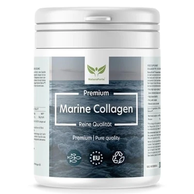 Abbildung von NaturaForte Premium Marine Collagen Pulver 300g Natürliches Kollagen Hydrolysat Typ 1, proteinreiches Fisch Kollagenpulver (ehem. Nordic Collagen)