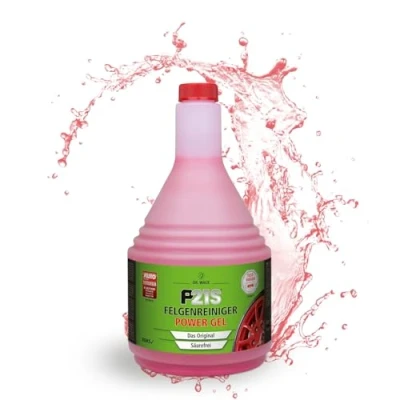 Abbildung von DR. WACK P21S Felgenreiniger Power Gel 1 Liter Felgen Spray mit Formel &amp; Wirkindikator Schnelle schonende Reinigung säurefrei biologisch abbaubar Hochwertige Autopflege