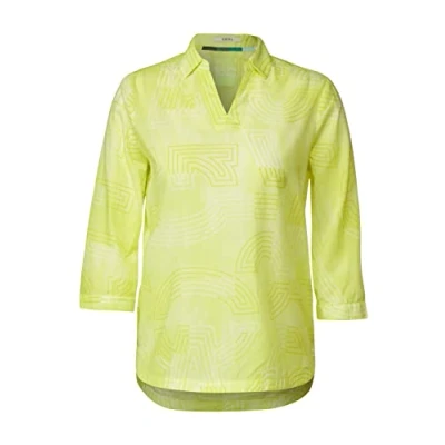 Abbildung von Cecil Damen B343842 Longbluse, Limelight Yellow, XL