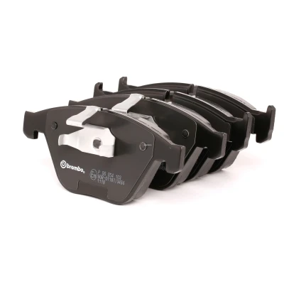 Abbildung von BREMBO P 06 054 Bremsbelagsatz für Verschleißwarnanzeiger vorbereitet mit Kolbenclip ohne Zubehör BMW: 6 Coupe, 5 Touring, Saloon kfzteile, mister