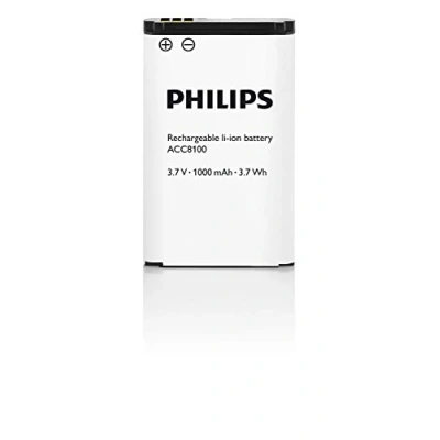 Abbildung von Philips ACC8100 Li Ion Akku für DPM8xxx, 7xxx, 6xxx, schwarz/weiß