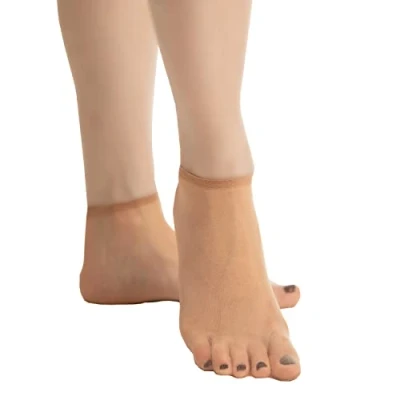 Abbildung von Pedsox, 100 Stück Einweg Hygienesocken zum Testen von Schuhen, Unisex, Einheitsgröße, Nude