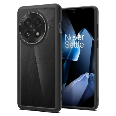 Abbildung von OnePlus 13 Hülle Kunststoff Spigen Backcover/Hard Case Handyhülle Schwarz Shockproof/Stoßfest