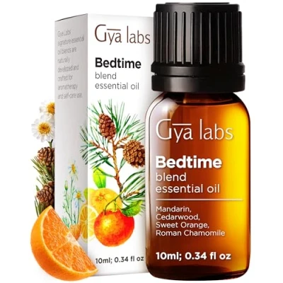 Abbildung von Gya Labs Bedtime aus Ätherische Ölmischung für Schlafenszeit Diffusor 100% Reines Natürliches Aromatherapie Öl zur Beruhigung und Entspannung vor dem Schlafengehen (10 ml)