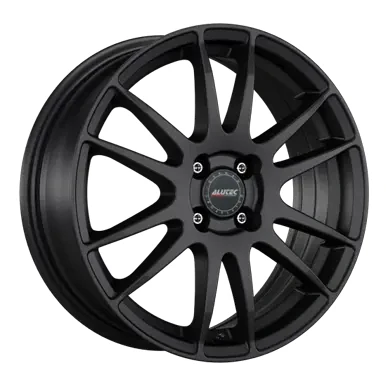 Abbildung von ALUTEC 4 loch 16Zoll 108mm Alufelge Monstr MattSchwarz / Poliert MN65640A34 5 Felge