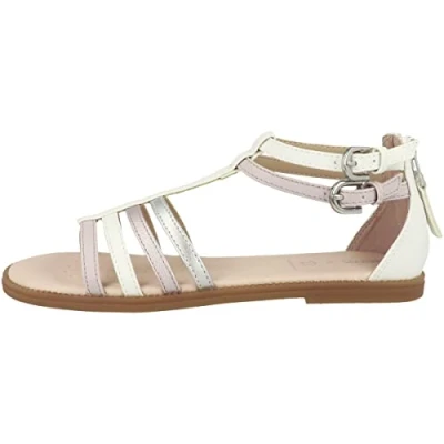Abbildung von Geox J Karly Girl Sandal, White/LT Rose, 29 EU