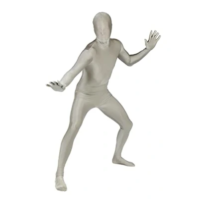 Abbildung von Morphsuits MSSI2 Farbe Costume Body Suit, Silber, XXL