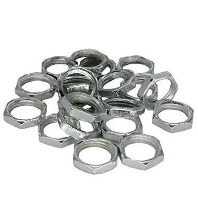 Abbildung von 20x Sechskantmutter M8x1 SW12 H.3mm ISO Feingewinde DIN 13 5 verzinkt Schlüsselmutter Gewindemutter