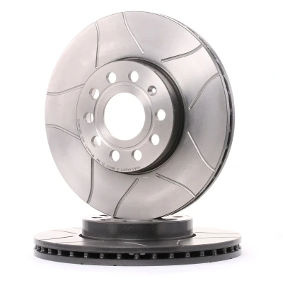 Abbildung von BREMBO MAX LINE 09.9145.75 Bremsscheibe 288 25 5 innenbelüftet, geschlitzt beschichtet mit Schrauben VOLKSWAGEN: Touran I, Golf 7 Variant kfzteile,