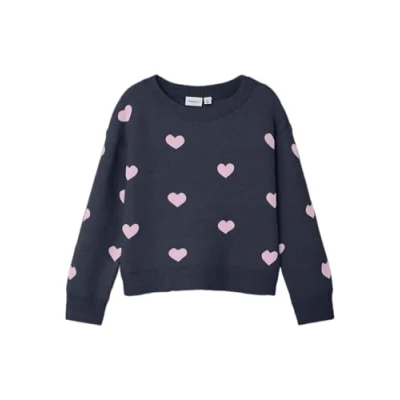 Abbildung von Name it Nmfodessa Strickpullover für Kinder, Größe: 110, Dark sapphire