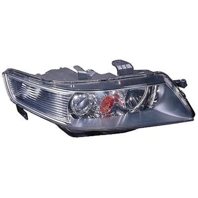 Abbildung von ABAKUS 217 1144R LD EM Scheinwerfer rechts H1 gelb mit Blinklicht für Rechtsverkehr Lampenträger ohne Stellmotor LWR P14.5s