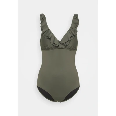 Abbildung von Lascana Jette BY Swimsuit Badeanzug, Damen, Größe: 38xB, Olive green