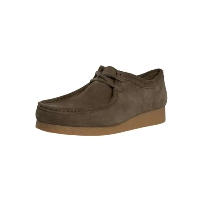 Abbildung von Clarks Wallabeeevo G Mokassin, Herren, Größe: 44.5, Dark olive sde Schuhe